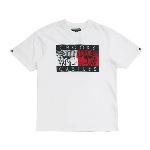 Crooks & Castles Other - Crooks & Castles Men's Figuh Graphic Tee T-Shirt - White
